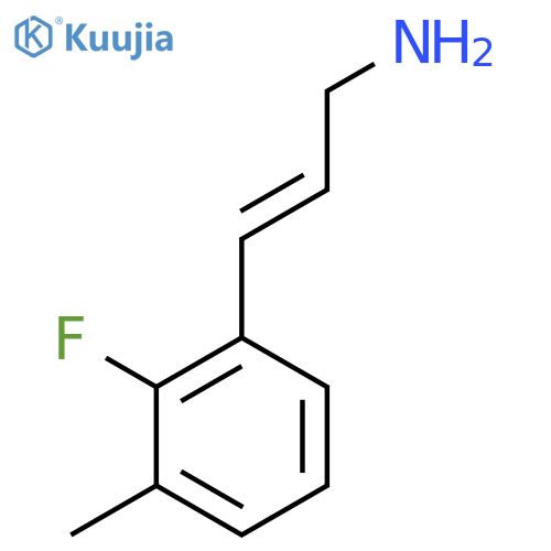 3-(2-Fluoro-3-methylphenyl)prop-2-en-1-amine structure