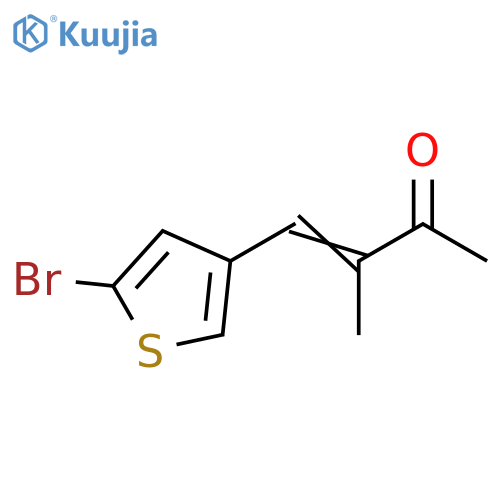 3-Buten-2-one, 4-(5-bromo-3-thienyl)-3-methyl- structure