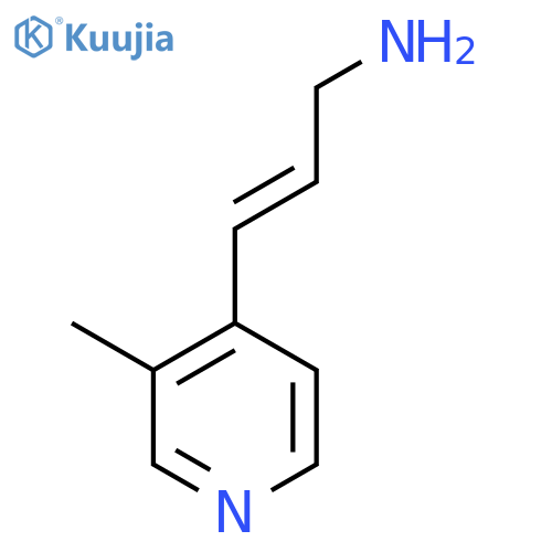 3-(3-methylpyridin-4-yl)prop-2-en-1-amine structure