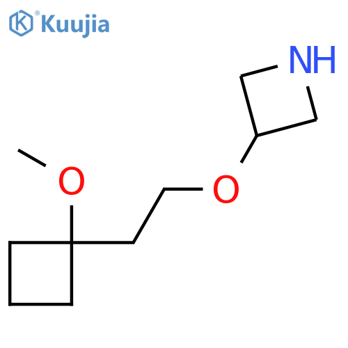 3-[2-(1-Methoxycyclobutyl)ethoxy]azetidine structure