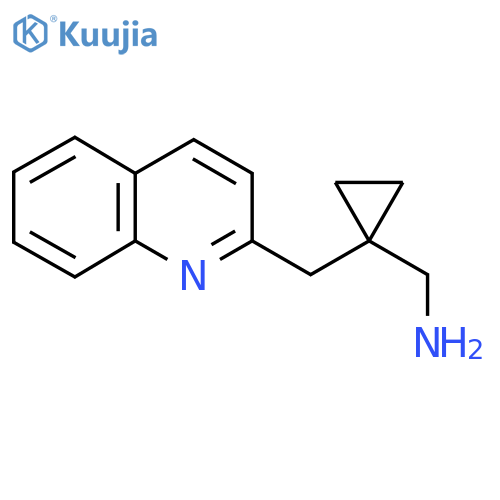 {1-[(Quinolin-2-yl)methyl]cyclopropyl}methanamine structure