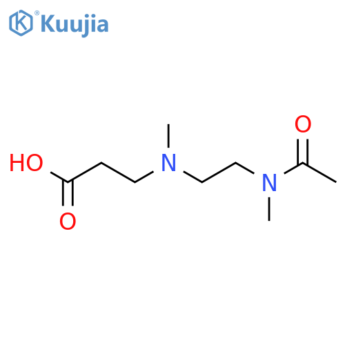 3-{methyl[2-(N-methylacetamido)ethyl]amino}propanoic acid structure