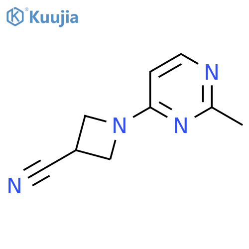 1-(2-Methylpyrimidin-4-yl)azetidine-3-carbonitrile structure