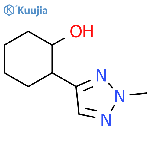 2-(2-Methyltriazol-4-yl)cyclohexan-1-ol structure