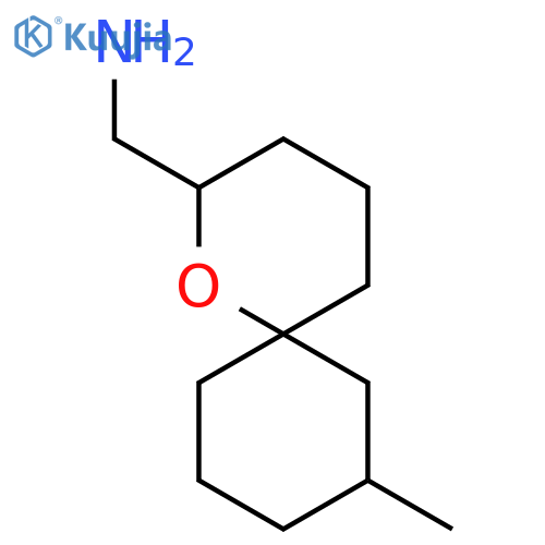{8-Methyl-1-oxaspiro[5.5]undecan-2-yl}methanamine structure