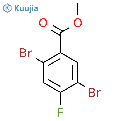 Methyl 2,5-dibromo-4-fluorobenzoate structure