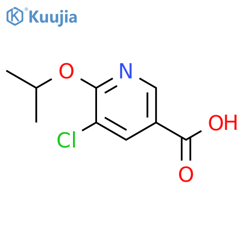 5-Chloro-6-isopropoxynicotinic acid structure