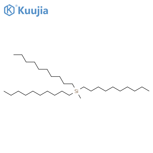 Silane,tris(decyl)methyl- structure
