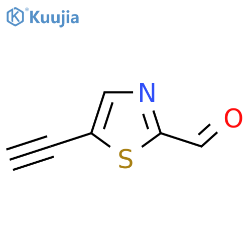 5-Ethynylthiazole-2-carbaldehyde structure