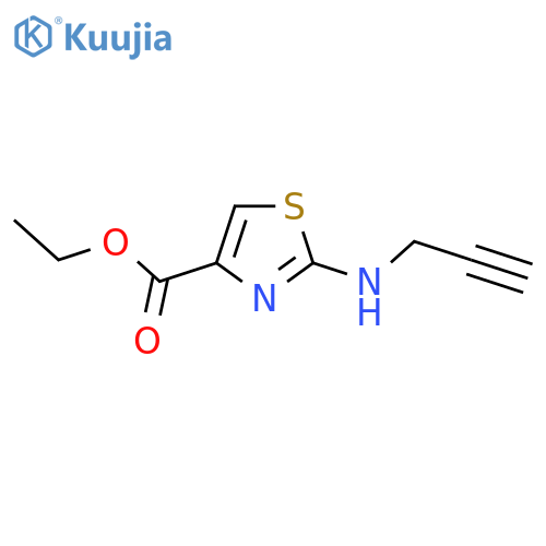 Ethyl 2-[(prop-2-yn-1-yl)amino]-1,3-thiazole-4-carboxylate structure