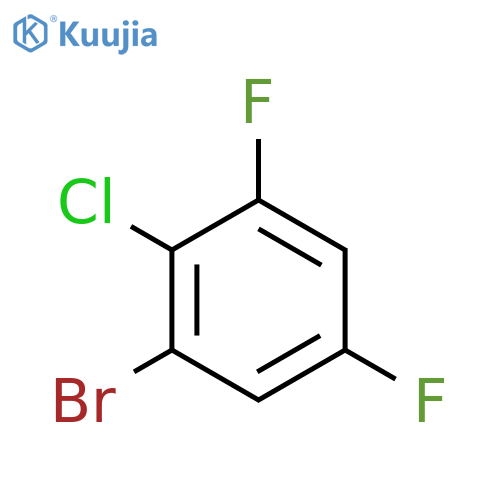 1-Bromo-2-chloro-3,5-difluorobenzene structure