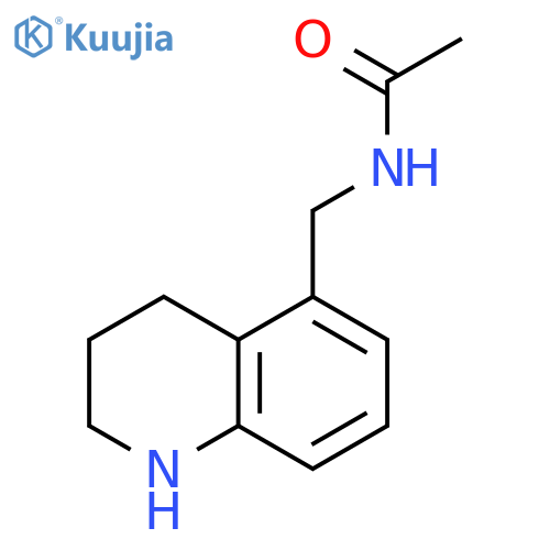 Acetamide, N-[(1,2,3,4-tetrahydro-5-quinolinyl)methyl]- structure