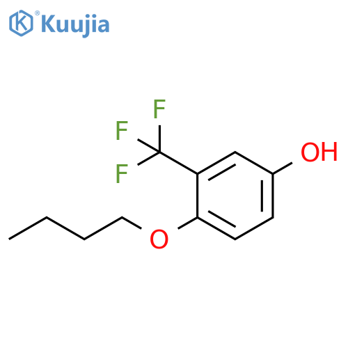 4-Butoxy-3-(trifluoromethyl)phenol structure