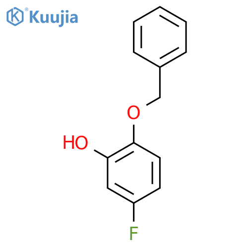 2-(Benzyloxy)-5-fluorophenol structure