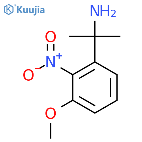 2-(3-Methoxy-2-nitrophenyl)propan-2-amine structure