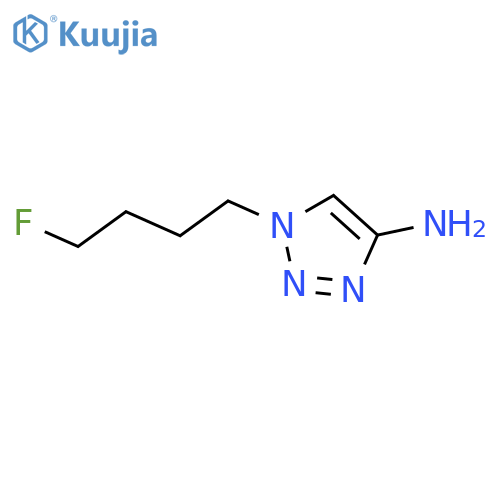 1H-1,2,3-Triazol-4-amine, 1-(4-fluorobutyl)- structure