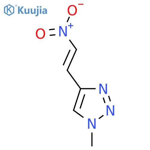 1-methyl-4-(2-nitroethenyl)-1H-1,2,3-triazole structure
