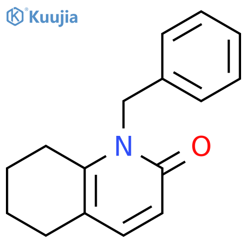 2(1H)-Quinolinone, 5,6,7,8-tetrahydro-1-(phenylmethyl)- structure