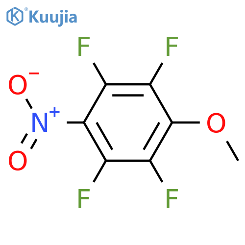 Benzene, 1,2,4,5-tetrafluoro-3-methoxy-6-nitro- structure