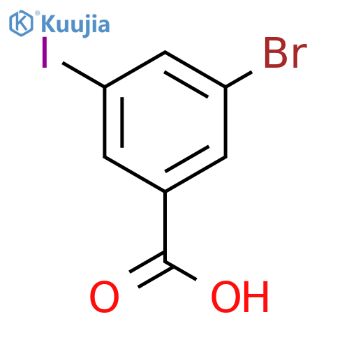 3-BROMO-5-IODOBENZOIC ACID structure