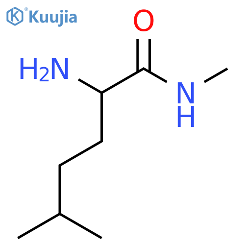 (S)-2-Amino-N,5-dimethylhexanamide structure