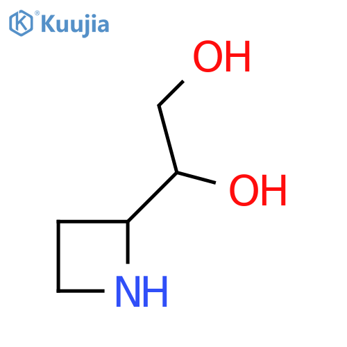 1-(Azetidin-2-yl)ethane-1,2-diol structure