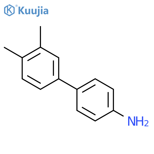 4-(3,4-dimethylphenyl)aniline structure