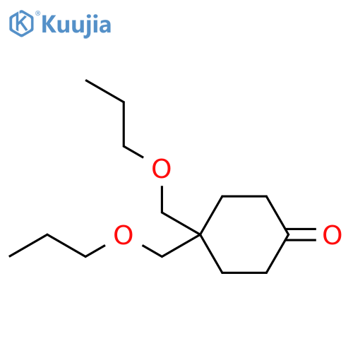 4,4-bis(propoxymethyl)cyclohexanone structure