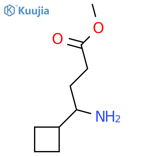 methyl 4-amino-4-cyclobutylbutanoate structure