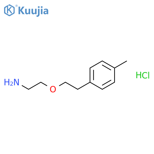 Ethanamine, 2-[2-(4-methylphenyl)ethoxy]-, hydrochloride structure