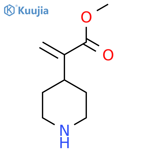 Methyl 2-(piperidin-4-yl)prop-2-enoate structure