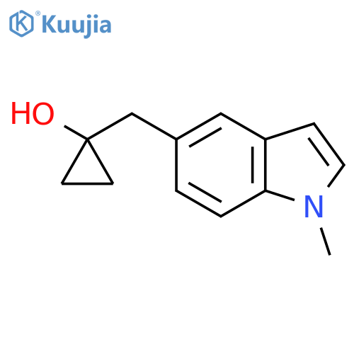 1-(1-methyl-1H-indol-5-yl)methylcyclopropan-1-ol structure