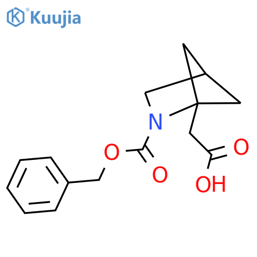 2-{2-(benzyloxy)carbonyl-2-azabicyclo2.1.1hexan-1-yl}acetic acid structure