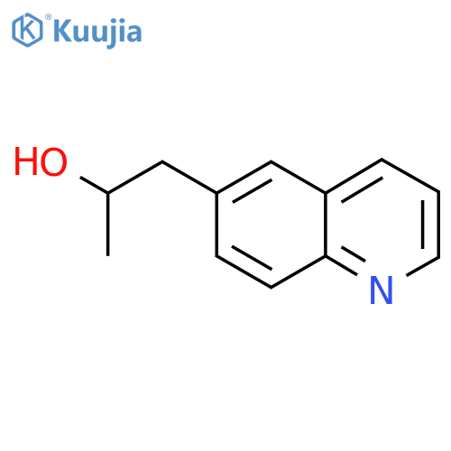 1-(quinolin-6-yl)propan-2-ol structure