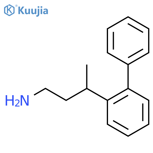 3-(2-phenylphenyl)butan-1-amine structure