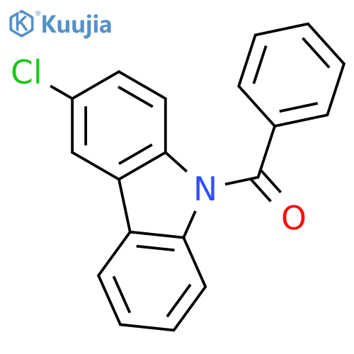 9H-Carbazole, 9-benzoyl-3-chloro- structure