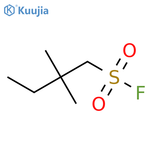 2,2-Dimethylbutane-1-sulfonyl fluoride structure