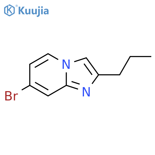 7-bromo-2-propylimidazo1,2-apyridine structure