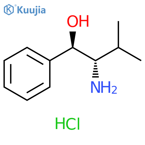 (1R,2S)-2-amino-3-methyl-1-phenylbutan-1-ol hydrochloride structure