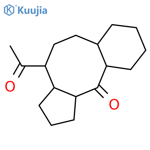4-Acetyltetradecahydro-11H-benzo[a]cyclopenta[d]cycloocten-11-one structure