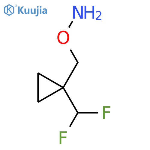O-{1-(difluoromethyl)cyclopropylmethyl}hydroxylamine structure
