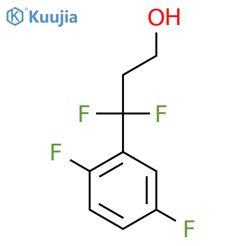 3-(2,5-difluorophenyl)-3,3-difluoropropan-1-ol structure