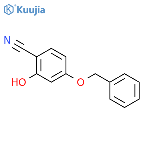 4-(Benzyloxy)-2-hydroxybenzonitrile structure