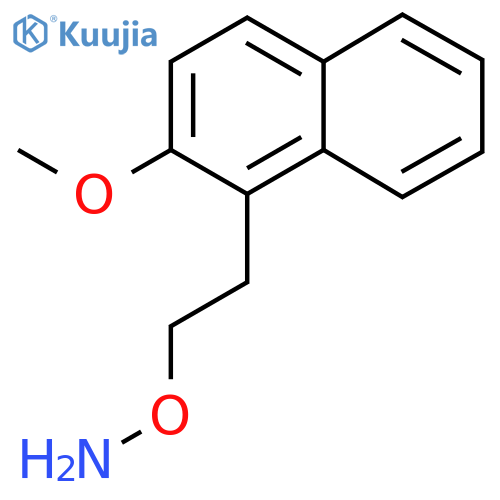 O-2-(2-methoxynaphthalen-1-yl)ethylhydroxylamine structure