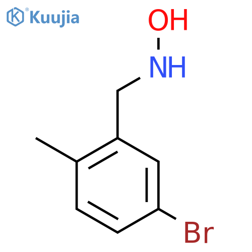 N-(5-bromo-2-methylphenyl)methylhydroxylamine structure