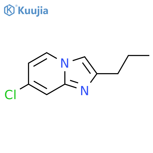 7-chloro-2-propylimidazo1,2-apyridine structure