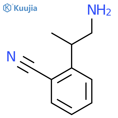 2-(1-aminopropan-2-yl)benzonitrile structure