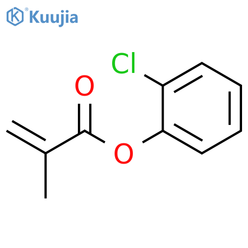 2-Methyl-2-propenoic acid; 2-Chlorophenyl ester structure