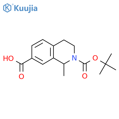 2-(1,1-Dimethylethyl) 3,4-dihydro-1-methyl-2,7(1H)-isoquinolinedicarboxylate structure