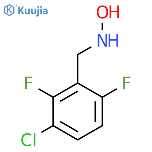 N-(3-chloro-2,6-difluorophenyl)methylhydroxylamine structure